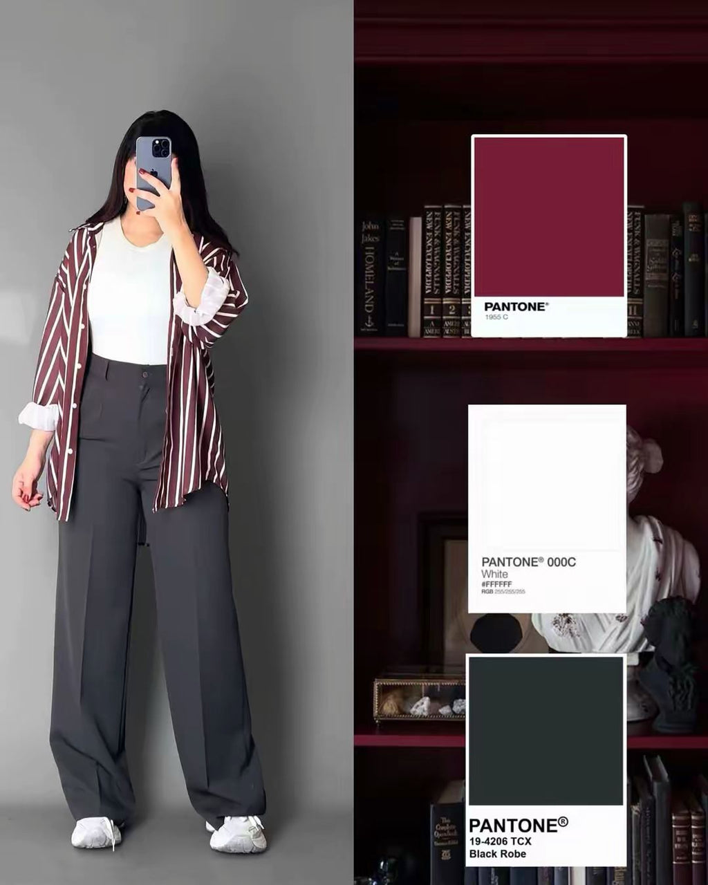 Pantalon Class taille haute